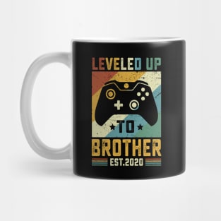 Vintage Leveled Up To Brother Est.2020 Mug